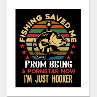 Fishing Saved Me - Retro Posters and Art